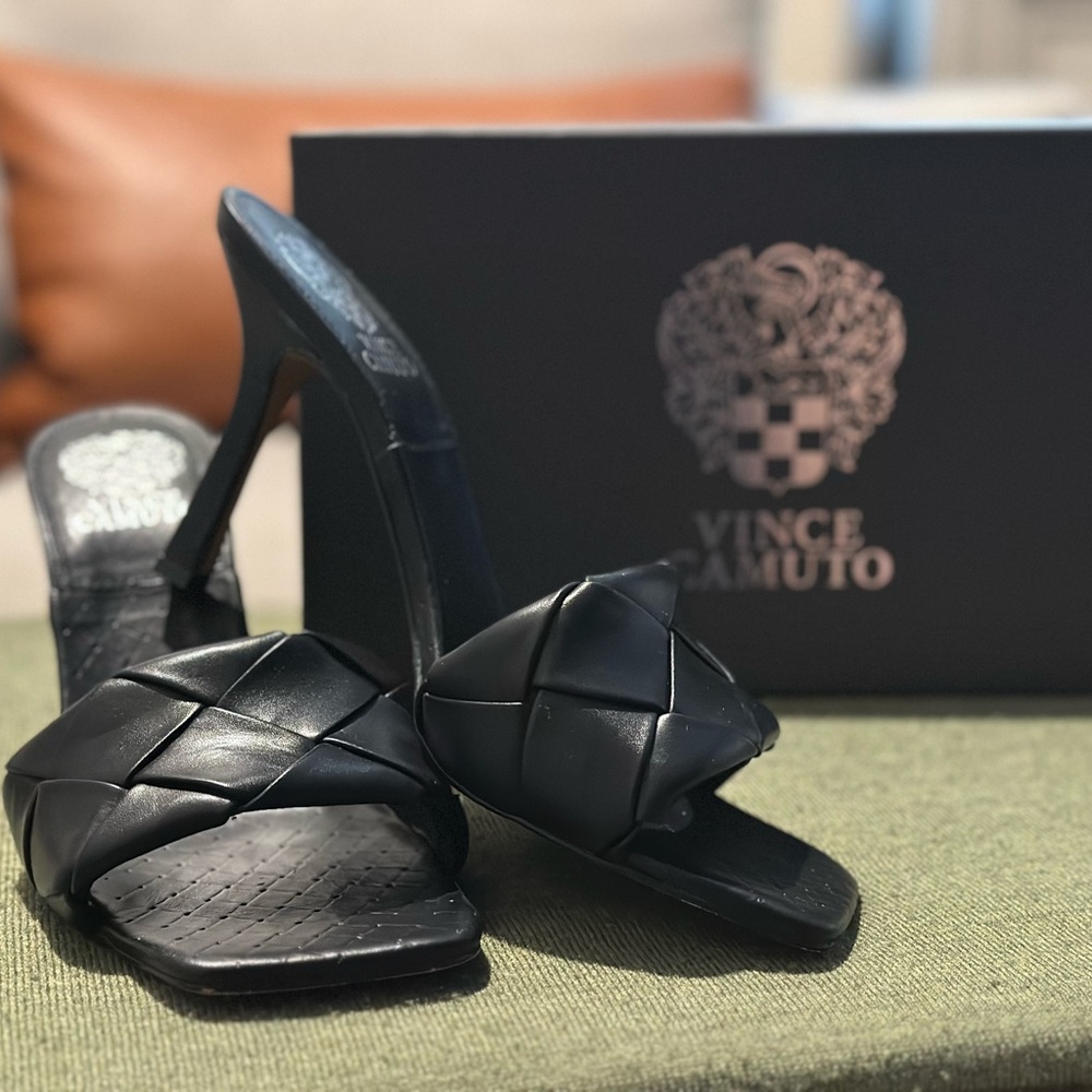 Vince Camuto Black sling back Brelanie heels